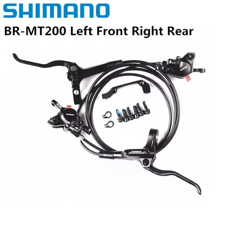 Shimano MT200 Freno BL BR MTB E-bike Freno a disco idraulico Bicicletta Freno bici elettrica Freno anteriore sinistro destro posteriore
