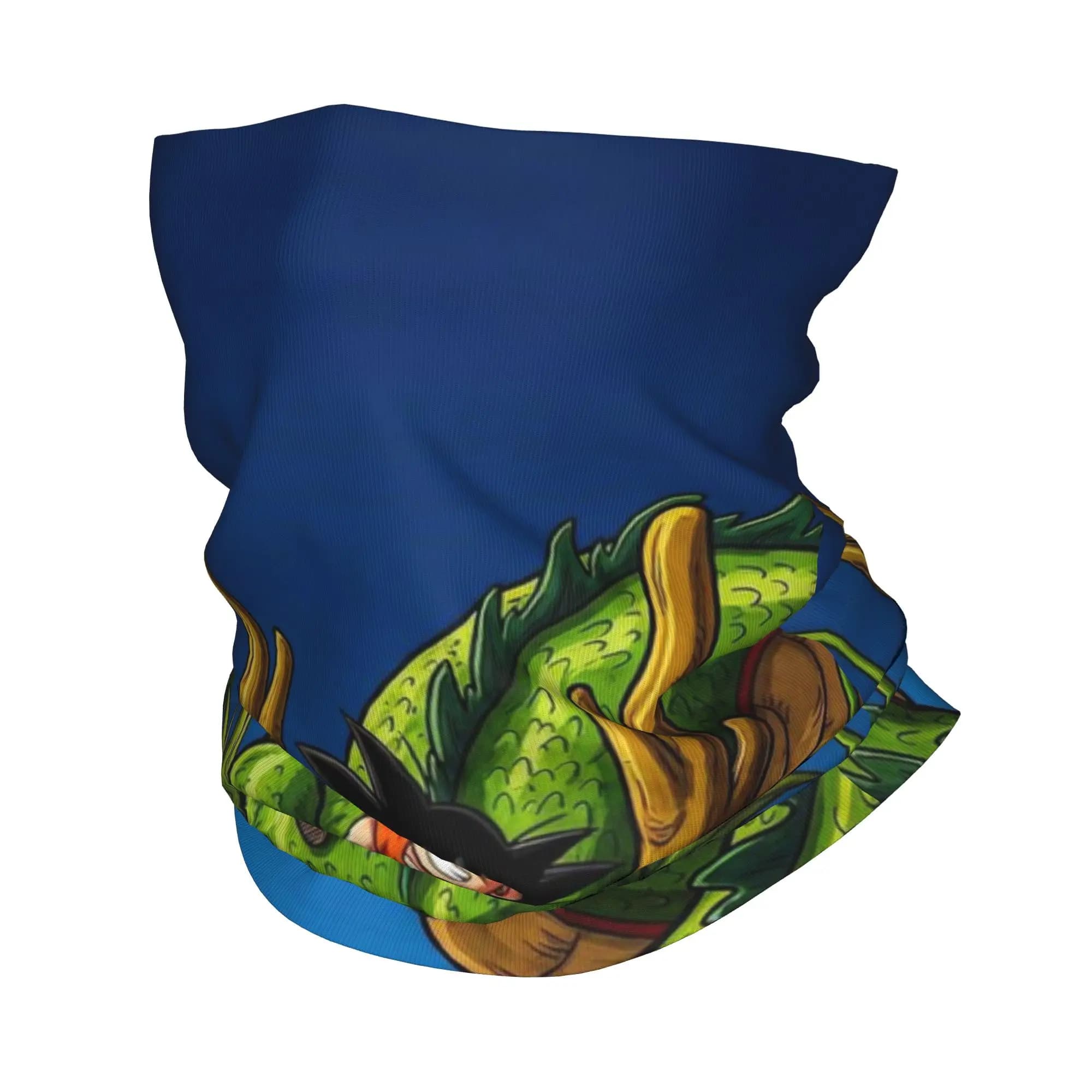 Son Goku (14) Bandana Cover Club Dragon Ball Maschera per il viso Multiuso Sciarpa per adulti per tutte le stagioni