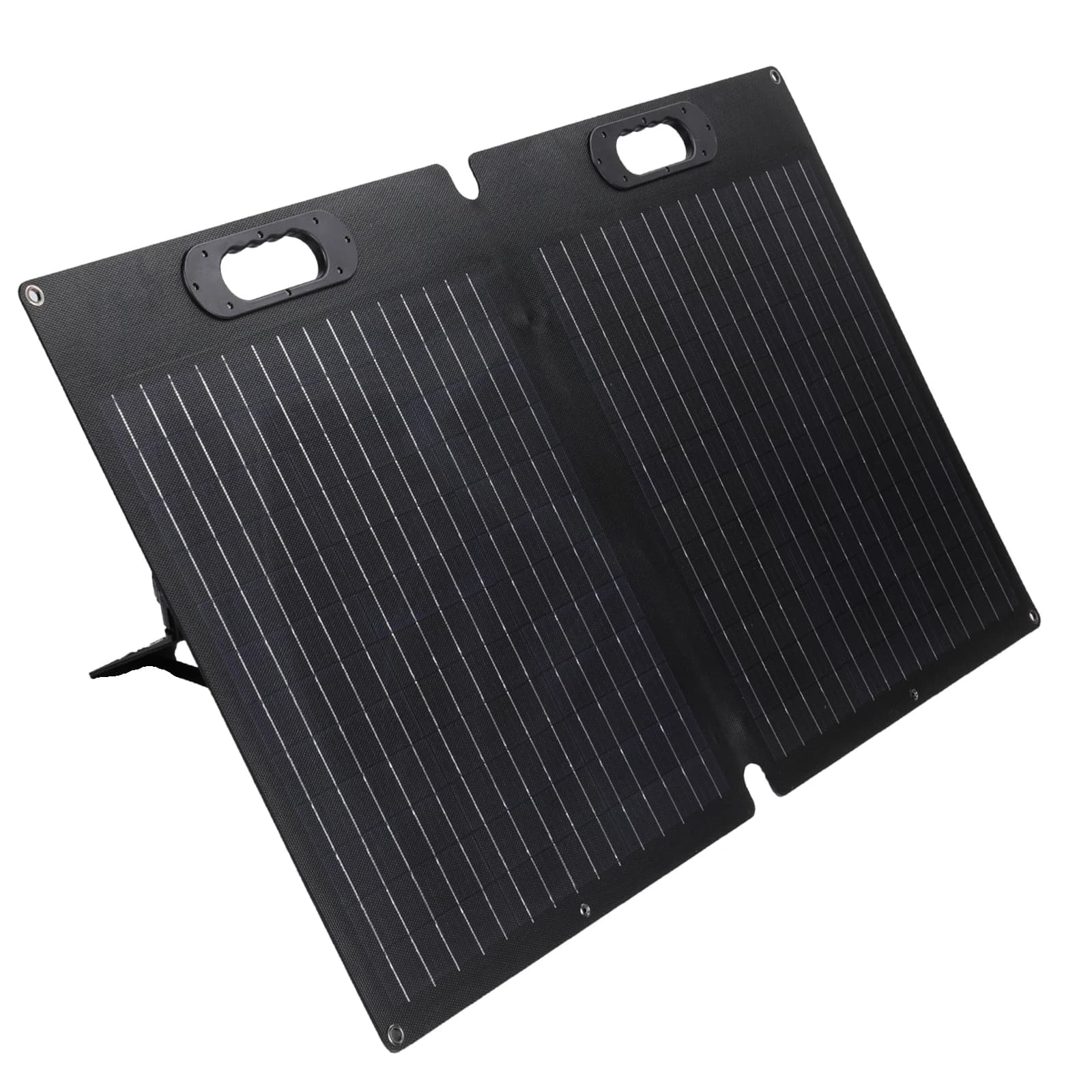 Pannello solare portatile in silicio monocristallino impermeabile da 100W 18V ultra-sottile a doppio nucleo