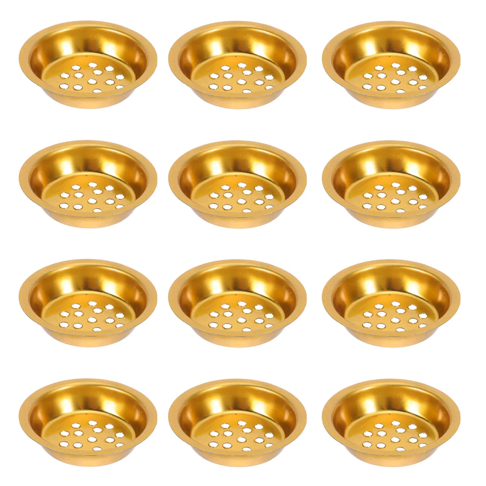 20Pcs Incense Burner Insert Middle Eastern Iron Decorative Mesh 5.9cm Stick Ash Catcher Ramadan Eid Charcoal Burner Accessories