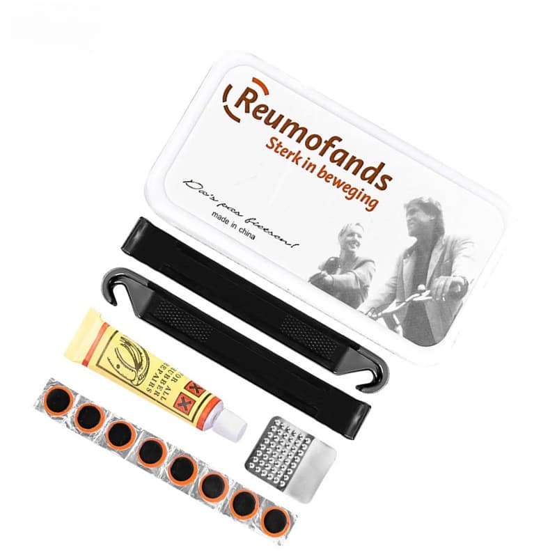 Bike Bicycle Cycling Tyre repair kit Air chamber tool set Tyre filling patch glue Free Cold Patch Sealant Fix Portable Tirefit
