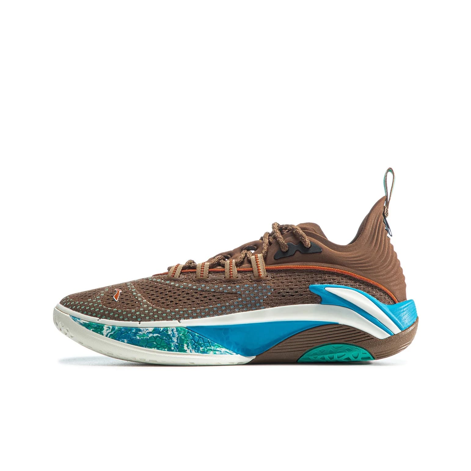 Li Ning BadFive Chase Hunt 1 Super Low top Outdoor Performance Basketball Shoes Men's Brown ABFV007-4