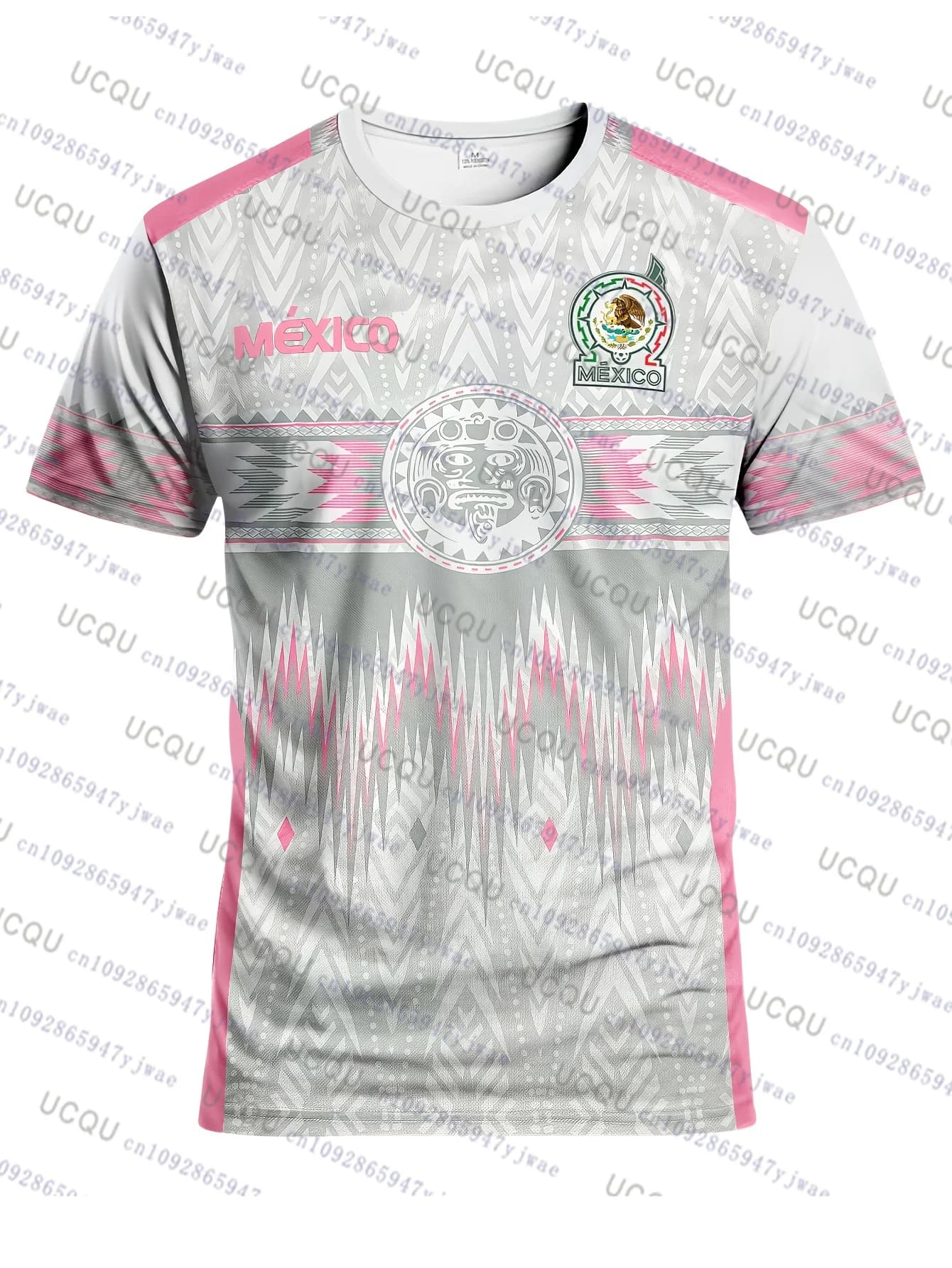 2026 Messico Maglia da calcio Uomo Donna Abbigliamento 3D Stampato Sport Casual All'aperto Allenamento quotidiano Maglietta da uomo ad asciugatura rapida Top