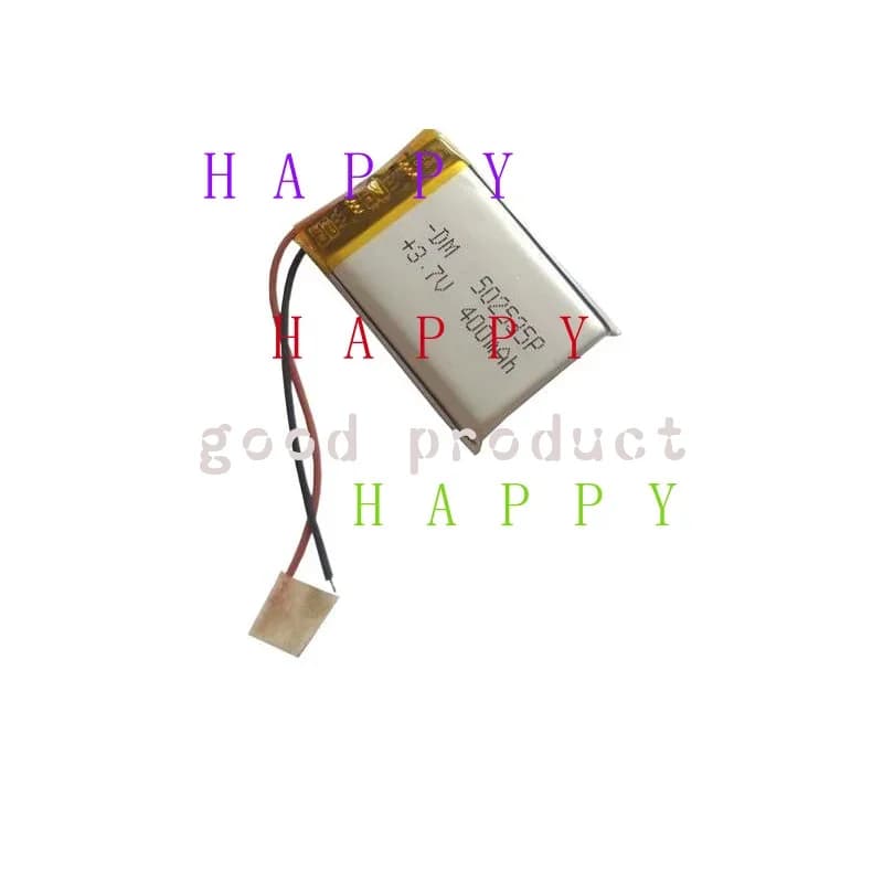 3.7V 400mAh 1.48Wh Li-Polymer Li Battery 502535 For Headphones Bluetooth Speaker