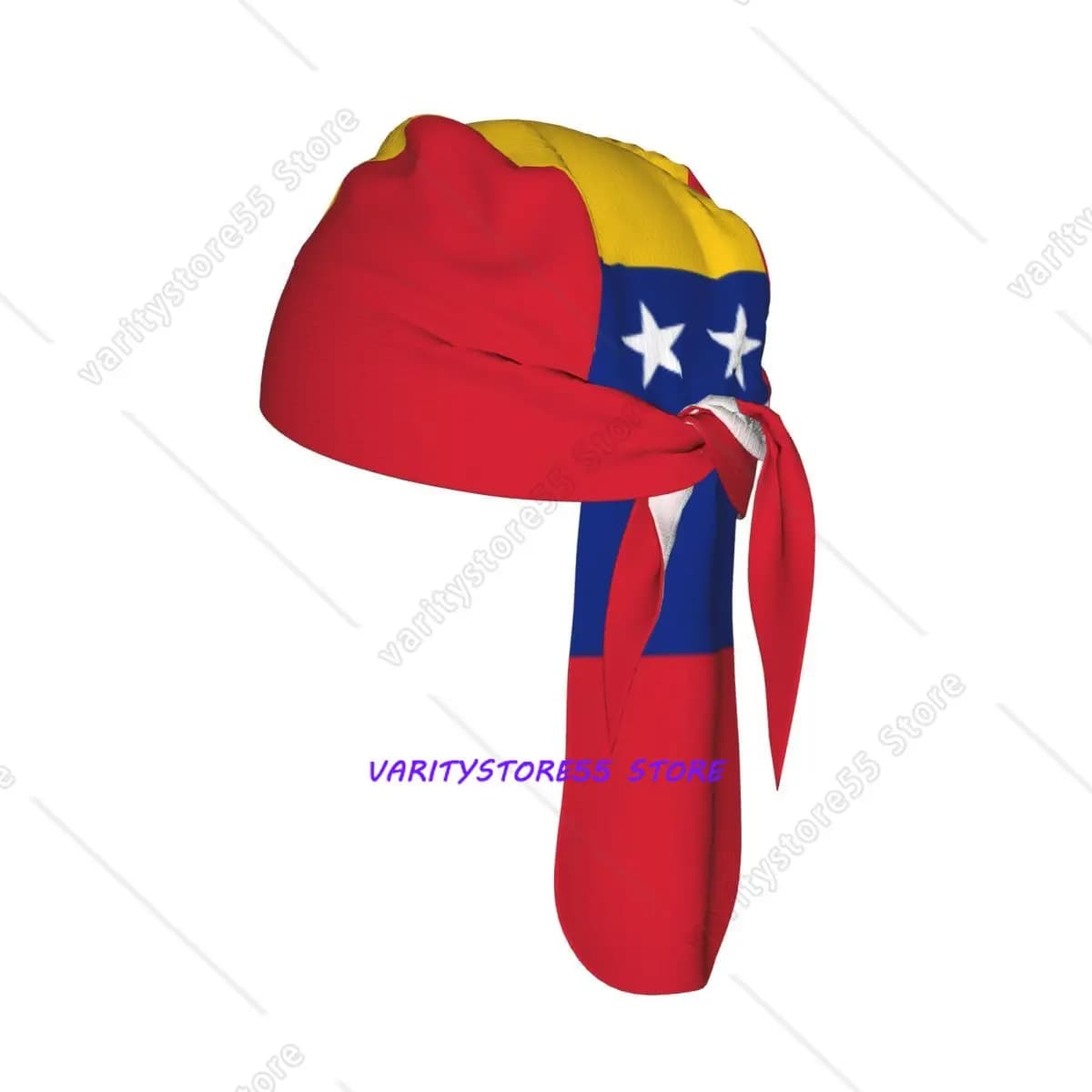 Fascia per capelli da ciclismo con bandiera del Venezuela, sciarpa protettiva solare ad asciugatura rapida