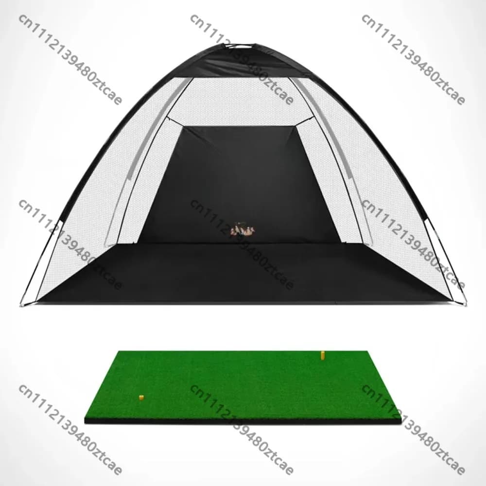 2Mx1.4M Golf Practice Hitting Net Indoor Outdoor Portable Training Cage Sports Practice Ball Net Equipment