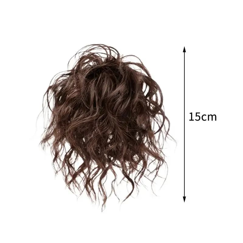 Coda di Cavallo Sintetica alla Moda con Clip a Granchio, Nera Naturale, Effetto Voluminoso, con Elastico per Capelli