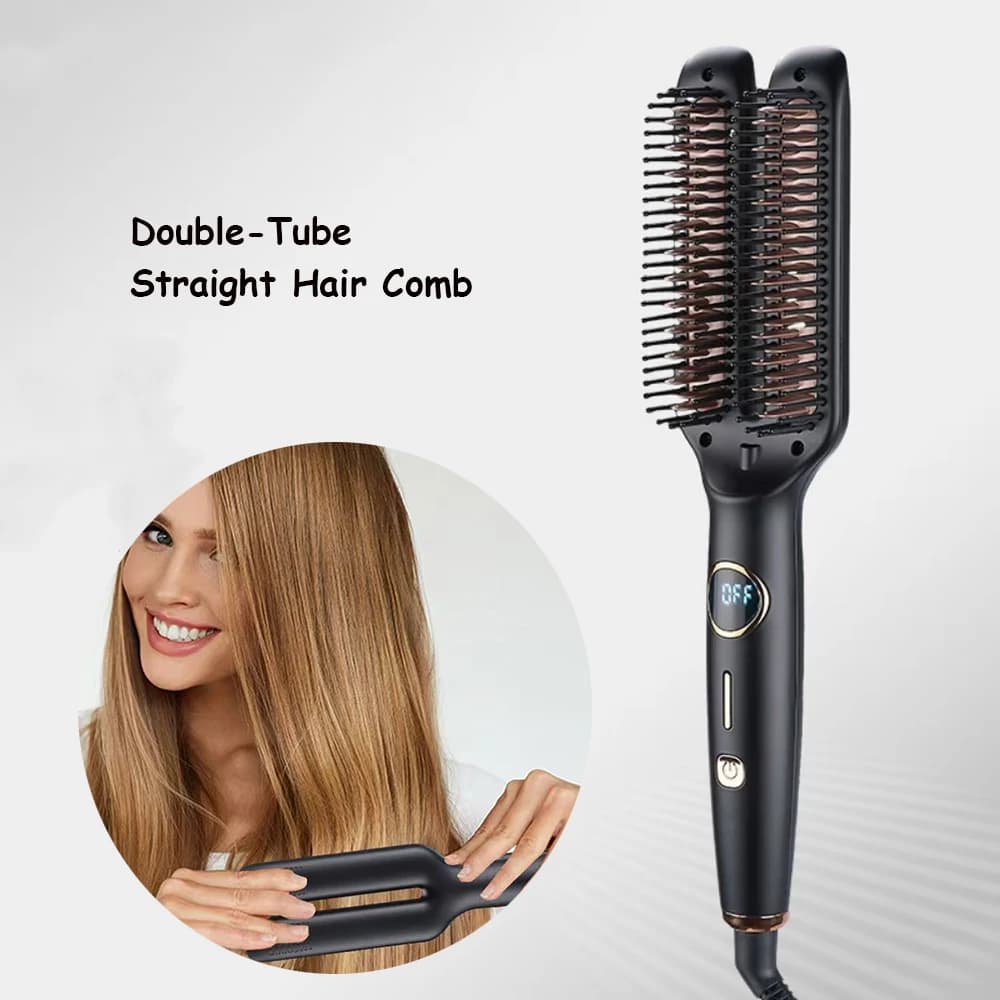 Piastra per capelli arricciacapelli Pettine caldo Piastra per capelli elettrica Strumento per lo styling Spazzole per bigodini elettrici Attrezzatura per salone