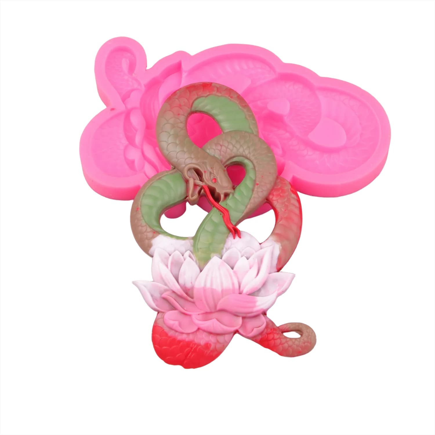 Silicone Snake Mold Epoxy Resin Jewelry Making Molds DIY Charms Pendant Dragon Mould Creative Jewelry Craft