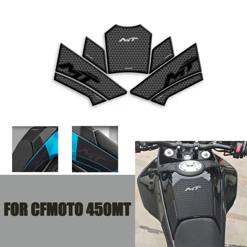 For CF MOTO 450MT Fuel tank relief Moto, 450 MT Accessories, Knee grip adhesive, IBEX450 MT450 MT anti-slip oil sticker