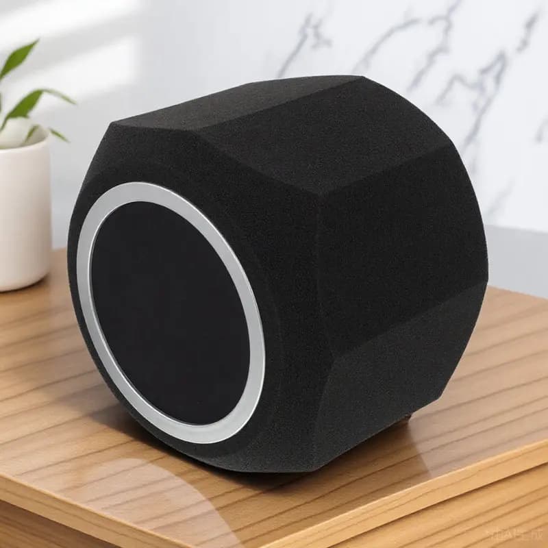 Professional Microphone Acoustic Sound Insulation Sponge Cover Noise Reduction Protective Mic Cover for Desktop Tripod Floor