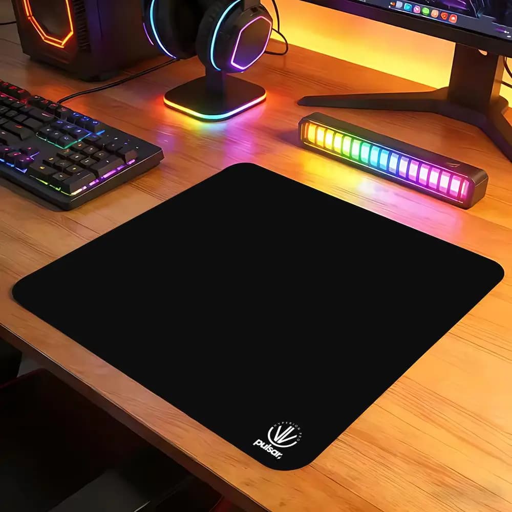 Pulsar eS Hyperion Pro Mouse Pad Non-Slip Gaming Desktop Leather Easy To Clean Mat For PC Laptop Desktop
