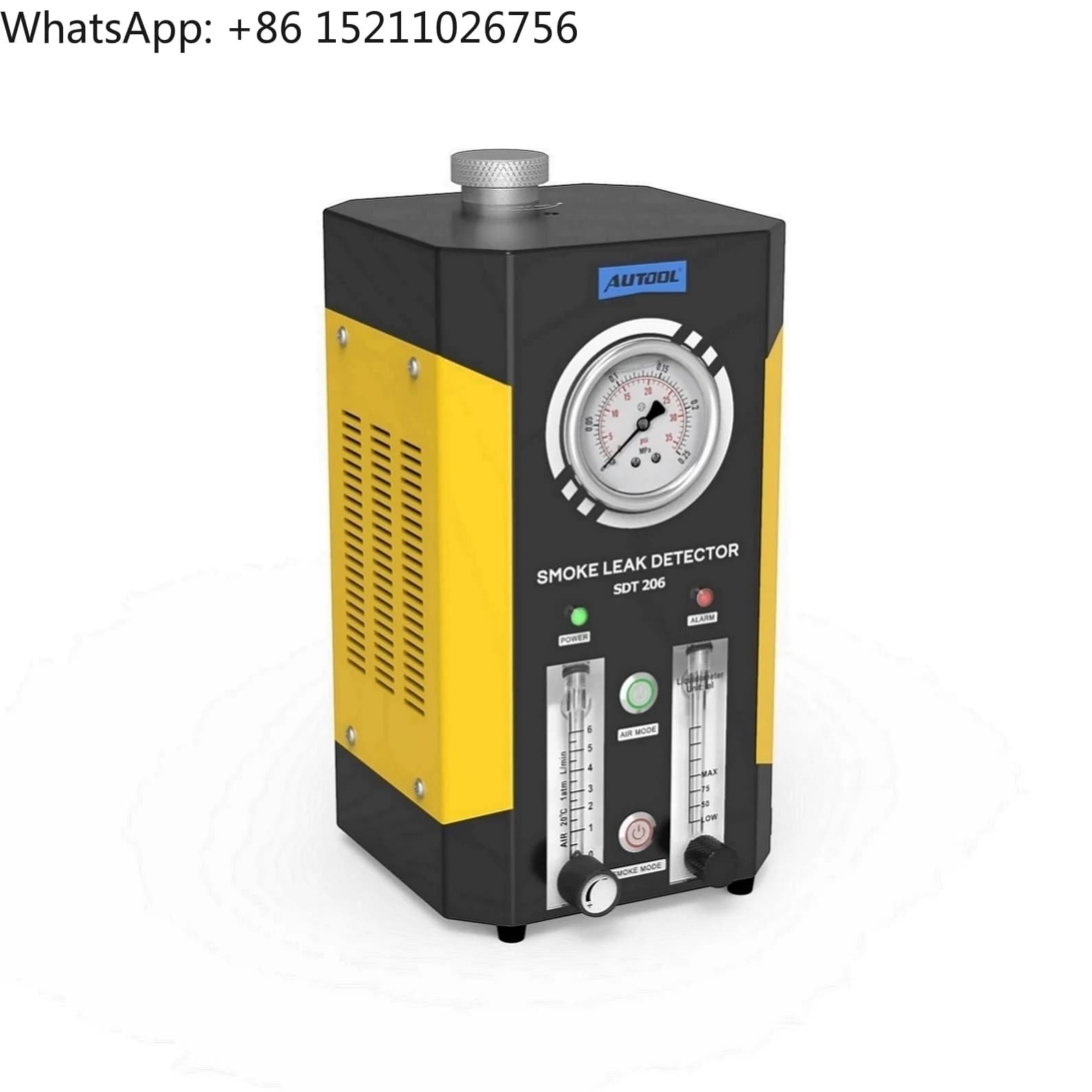 Autool SDT206 Rilevatore di perdite di fumo per auto Strumento diagnostico per vuoto Analizzatore di perdite di tubi Evap