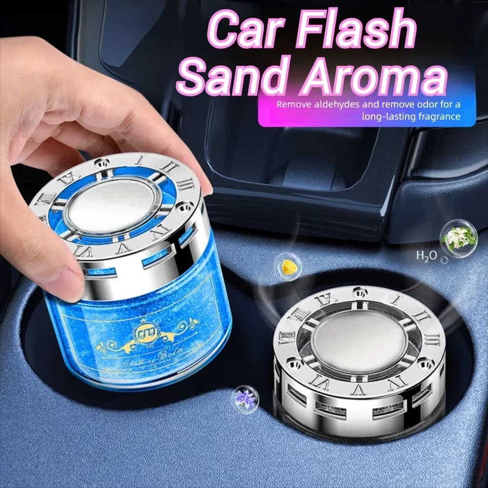 New High Range 2026 Auto Deodorant with Fluid Sand, Solid Fragrance, Seat Decoration and Logo Design Auto