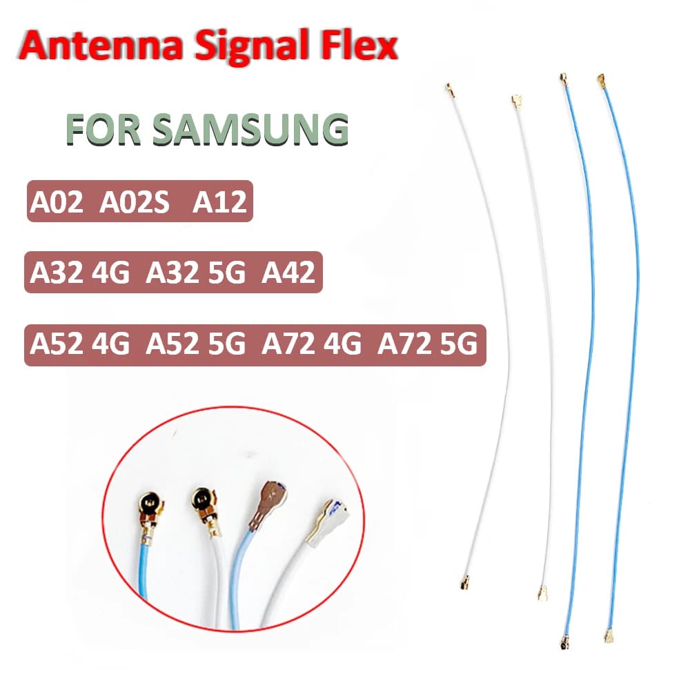 NUOVO Testato Interno Wifi Antenna Segnale Connettore Cavo Della Flessione Filo a Nastro Per Samsung A03S A02 A02S A12 A32 A42 A52 A72 4G 5G