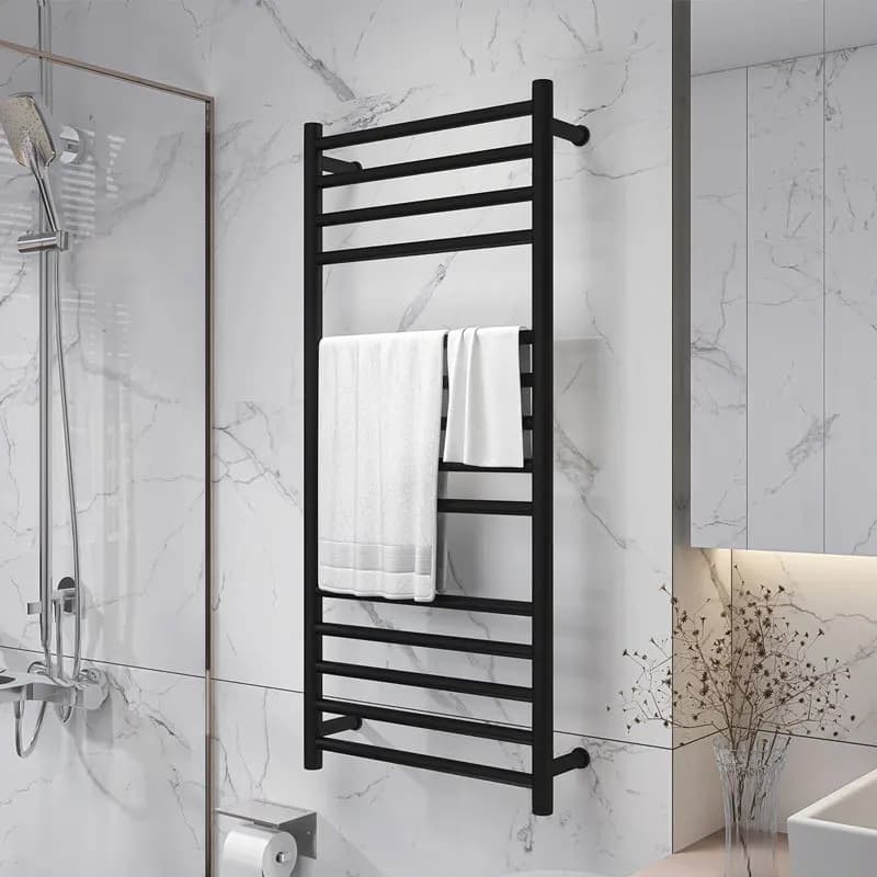 Heating towel rack stainless steel bathroom bathroom rack 9006 gold black heating towel bar