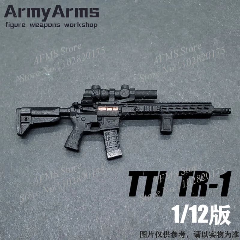 Army Arms 1/12 Bilancia Figura Da Collezione John Wick 2 Fucile TTI TR-1 Pistola di Plastica Arma Accessorio Misura 6 "Action Figure Soldato