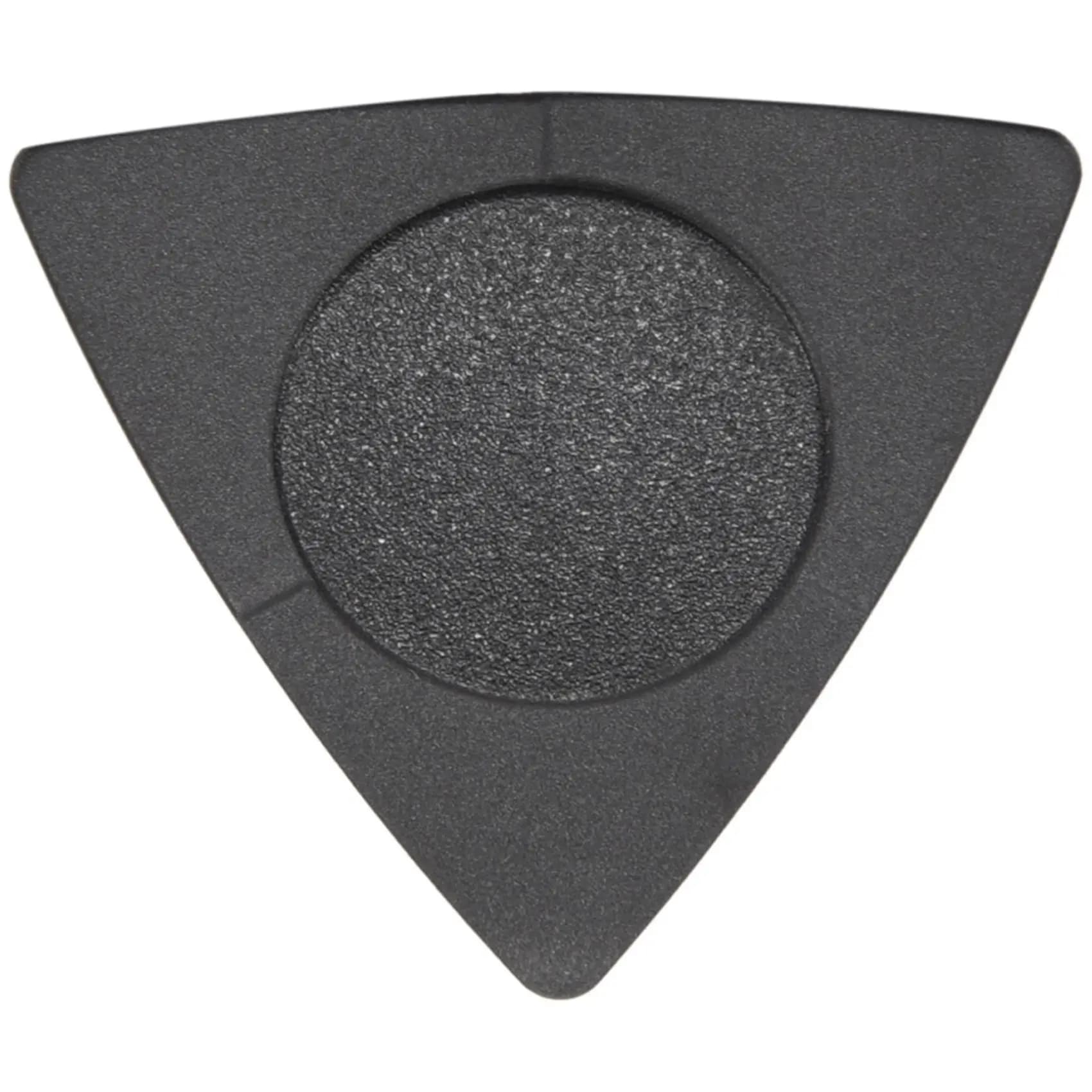 Plettri per chitarra Flanger Triangle da 20 pezzi 1,0 0,75 0,5 mm di spessore in PC + materiale ABS Plettri stile antiscivolo Nero-AA85