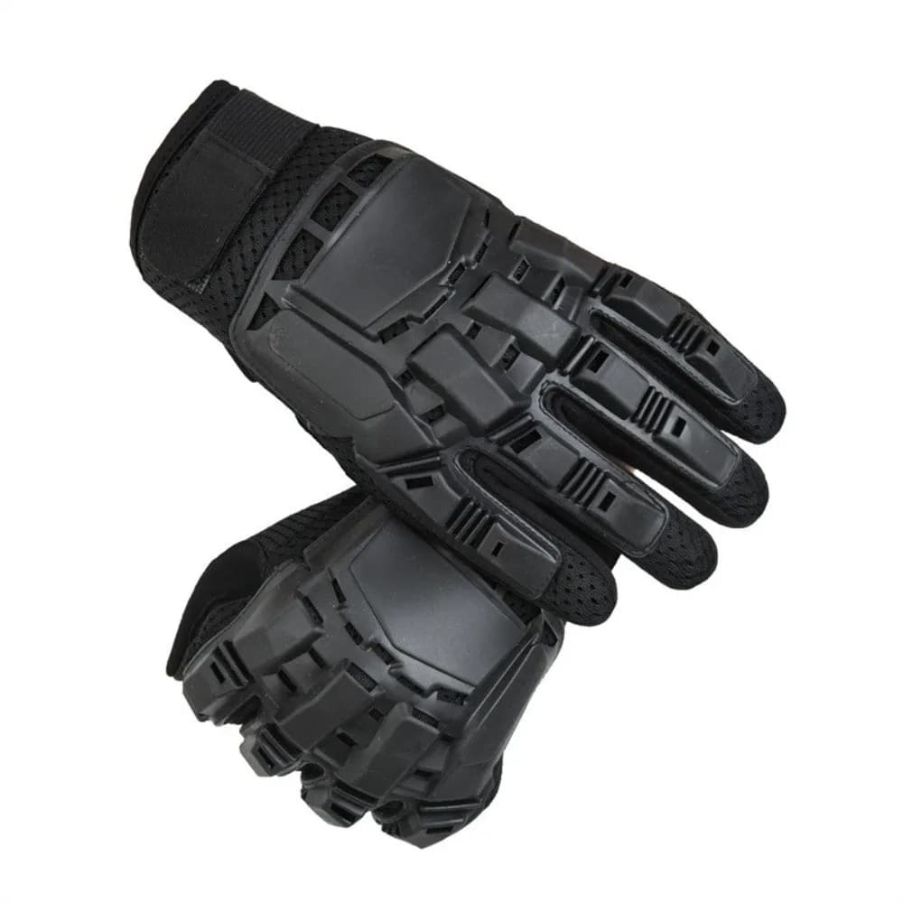 Guanti da Moto Durevoli e Traspiranti, Comodi Guanti Antiscivolo, Resistenti all'Usura e Anticaduta per Uomo