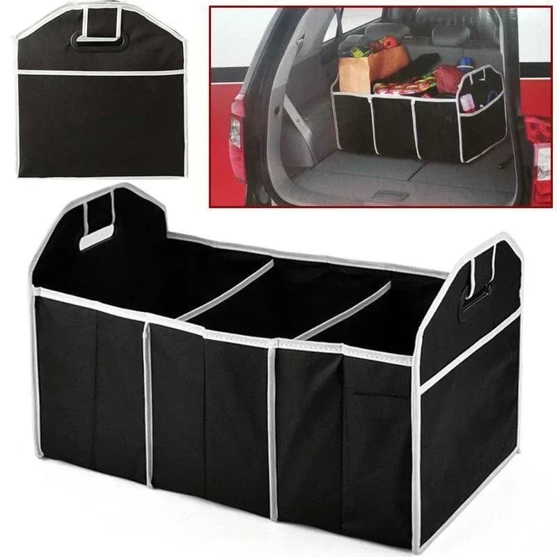 Scatola portaoggetti per auto Organizzatore pieghevole per bagagliaio per auto Giocattoli Contenitore per alimenti Borse Scatola Accessori per auto Organizzatore automatico