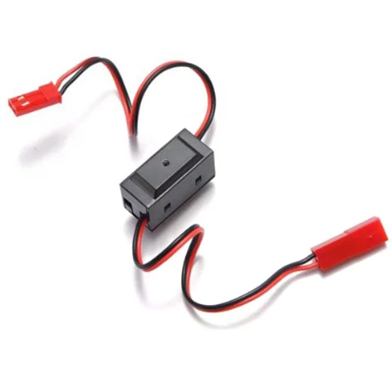 /PFU/Two Wire ON OFF Switch With JST Plug Male Female For RC Model Helicopter Airplane Vehicle Car ESC Receiver Parts Universal