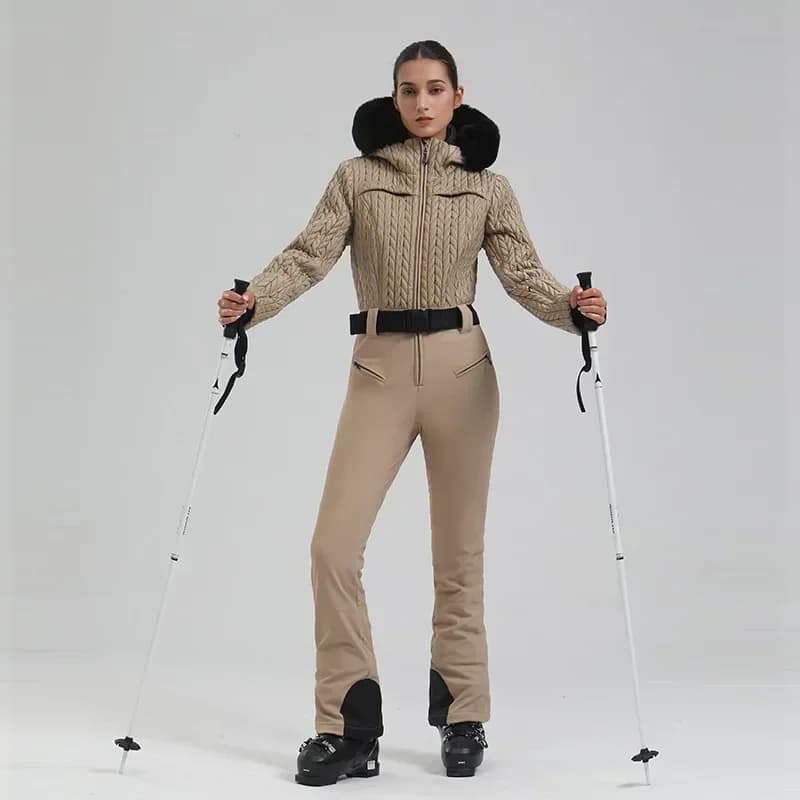 2025 Abbigliamento da sci Felpa con cappuccio invernale Suites da sci Donna Sport caldi Tute da neve Tute da snowboard antivento impermeabili all'aperto