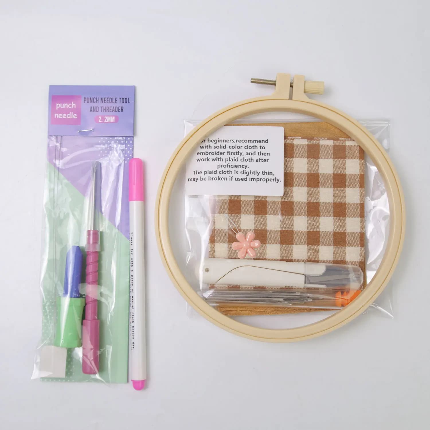 2.2mm Strumento per ricamo Punch Needle Stitching Tool Magic Ricamo Ago Penna Strumento per tessitura Strumenti per cucire a maglia per tappeti fai da te