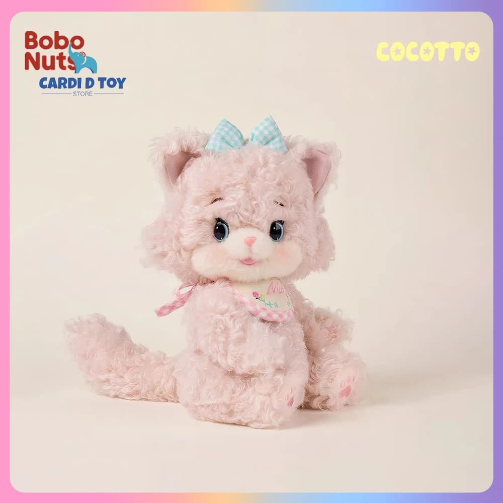 Nuovo Originale Bobonuts: Morbido Peluche Dolce, Compagno di Sonno, Ornamento, Regalo, Giocattolo, Bambola Gatto Imbottita