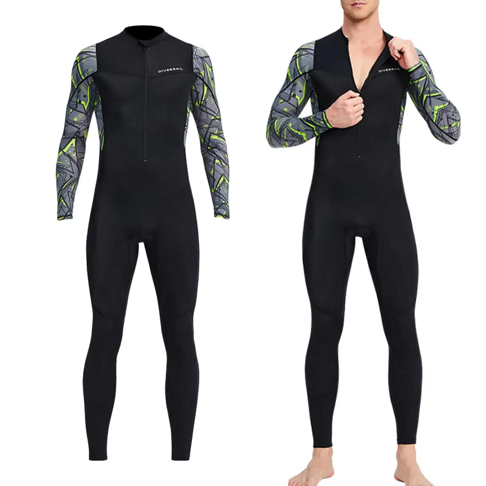 Men's Premium Scuba Diving Thermal Warm Winter Suit Water Sports Swimwear Swimming Surf Kayak Equipment