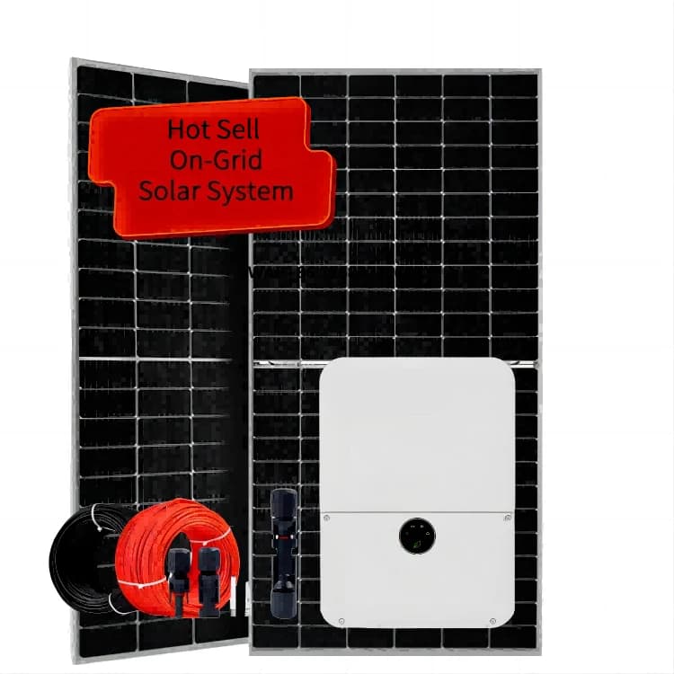 On Grid Solar Energy System 10KW 20KW 40KW Solar Panel System Off Grid Tied Solar System