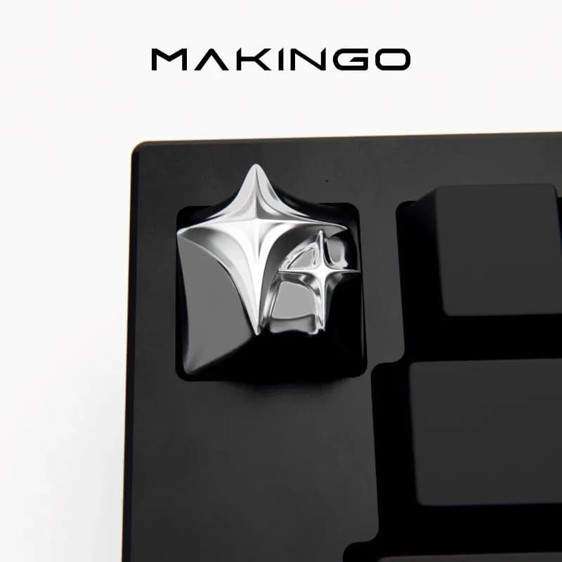 Cosmic Stars Artisan Keycap Custom Metal Keypad Carpet Cherry MX 1U KeyCap Custom for Mechanical Keyboard Accessories Gift