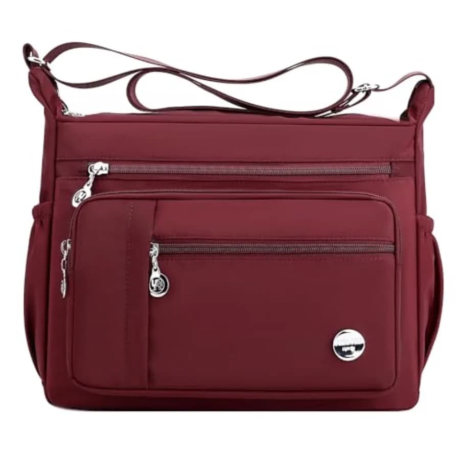 Borsa a Spalla da Donna Spaziosa con Tasche Multiple, Borsa a Tracolla da Donna, Borsa a Mano alla Moda con Manico Superiore, Borsa a Tracolla