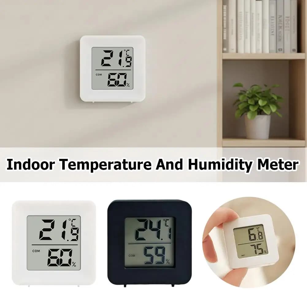 Digital Thermometer Hygrometer Indoor Mini Temperature LCD Electronic Monitor Hygrometer Outdoor Room Baby