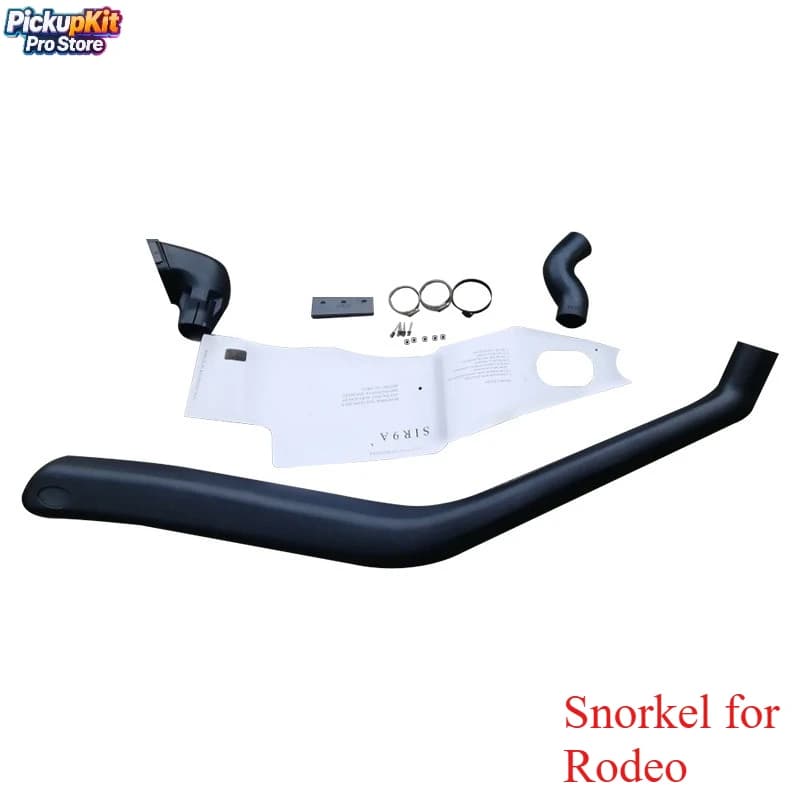 Snorkel laterale sinistro per Rodeo 3.2L V6 6VD1 4x4 LLDPE Air Ram Kit impermeabile/polvere