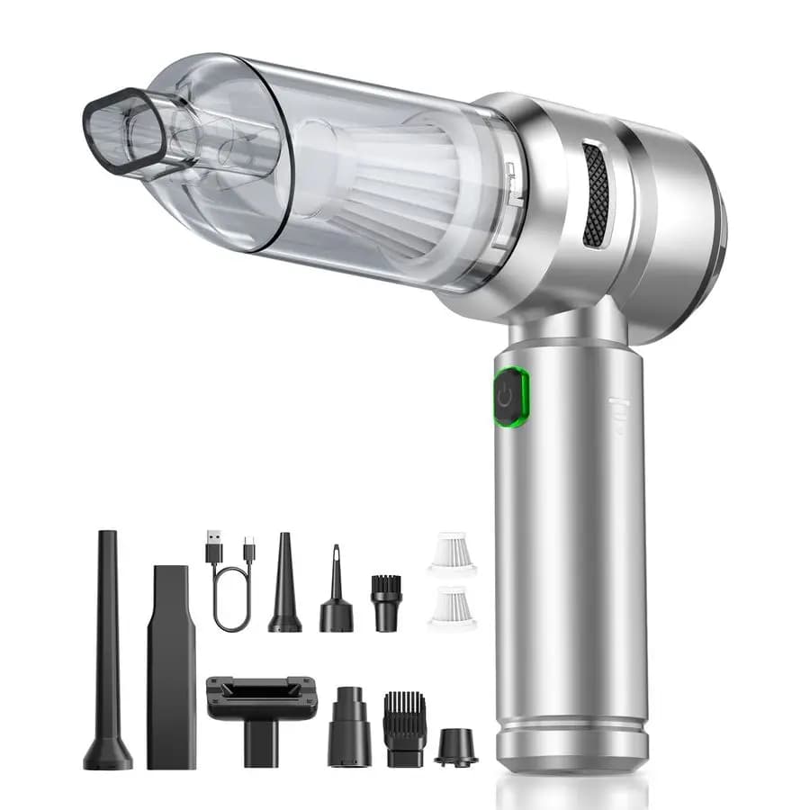 Wireless Portable Vacuum Cleaner with 3 Suction Mode, 24000pa Intake Power, Type-C Charging, for Home, Auto, Autoreading