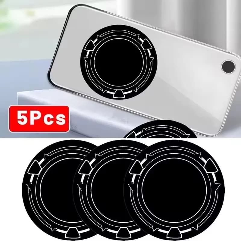 Nuovo anello in lamiera metallica da 6 cm per adesivo magnetico in lamiera di ferro per radiatore con supporto per iPad per auto Magsafe per IPad / Tablet PC