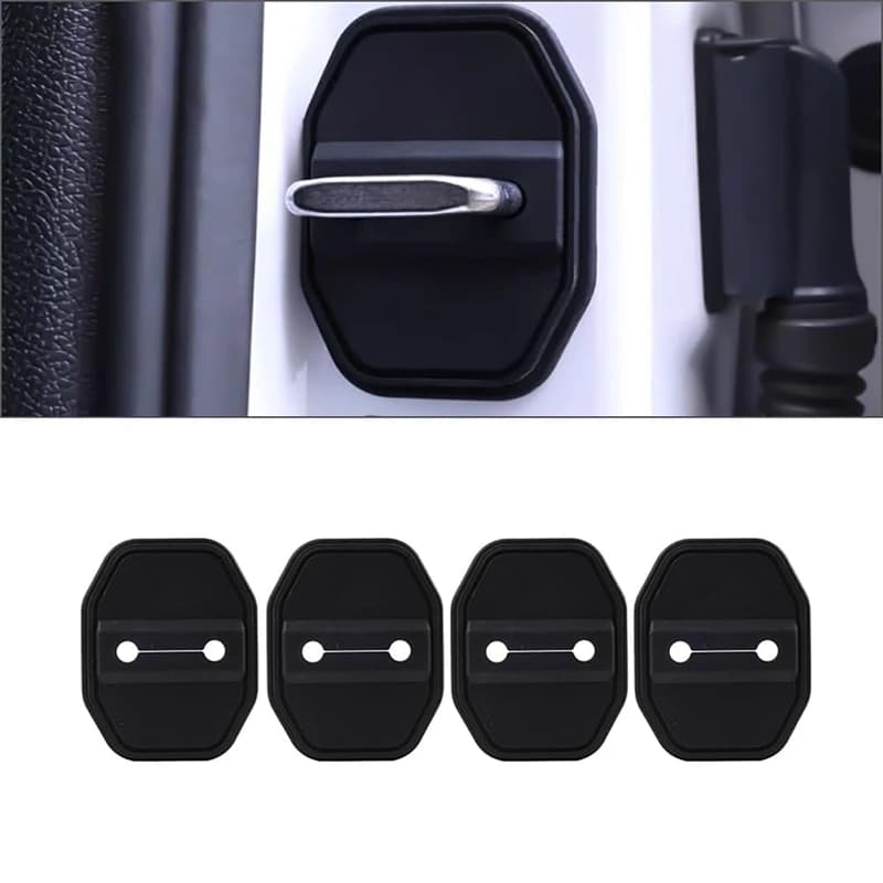 2/4 Pezzi Copri Serratura Porta Auto in Silicone per Mercedes Benz AMG W204 W213 W205 W211 W176 W164 Cla Accessori Smart