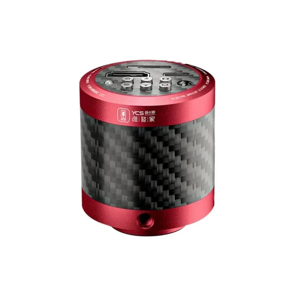 YCS-X80 Microscope 4K HD Cam-era Live Ultra HD Lens Circular Design, Photo and Video Automatic Exposure