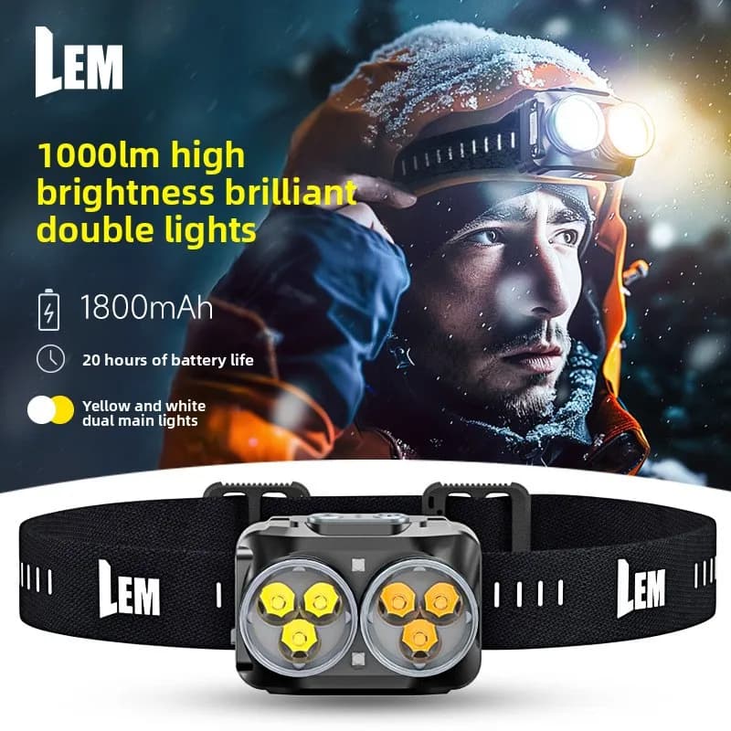 Intended Light Front Lamp Rechargeable Super Bright for Night and Sea with Long Battery Life and Movement Sensor