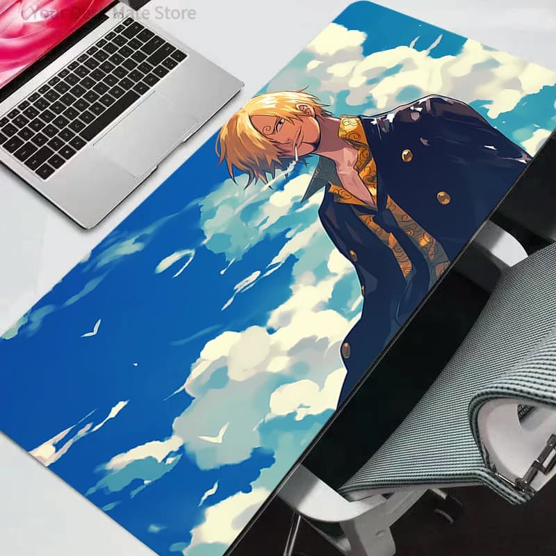 Tappetino per mouse One Piece Anime Max XXL, grande XXL, tappetino da scrivania per PC, tastiera, accessori da gaming, mousepad
