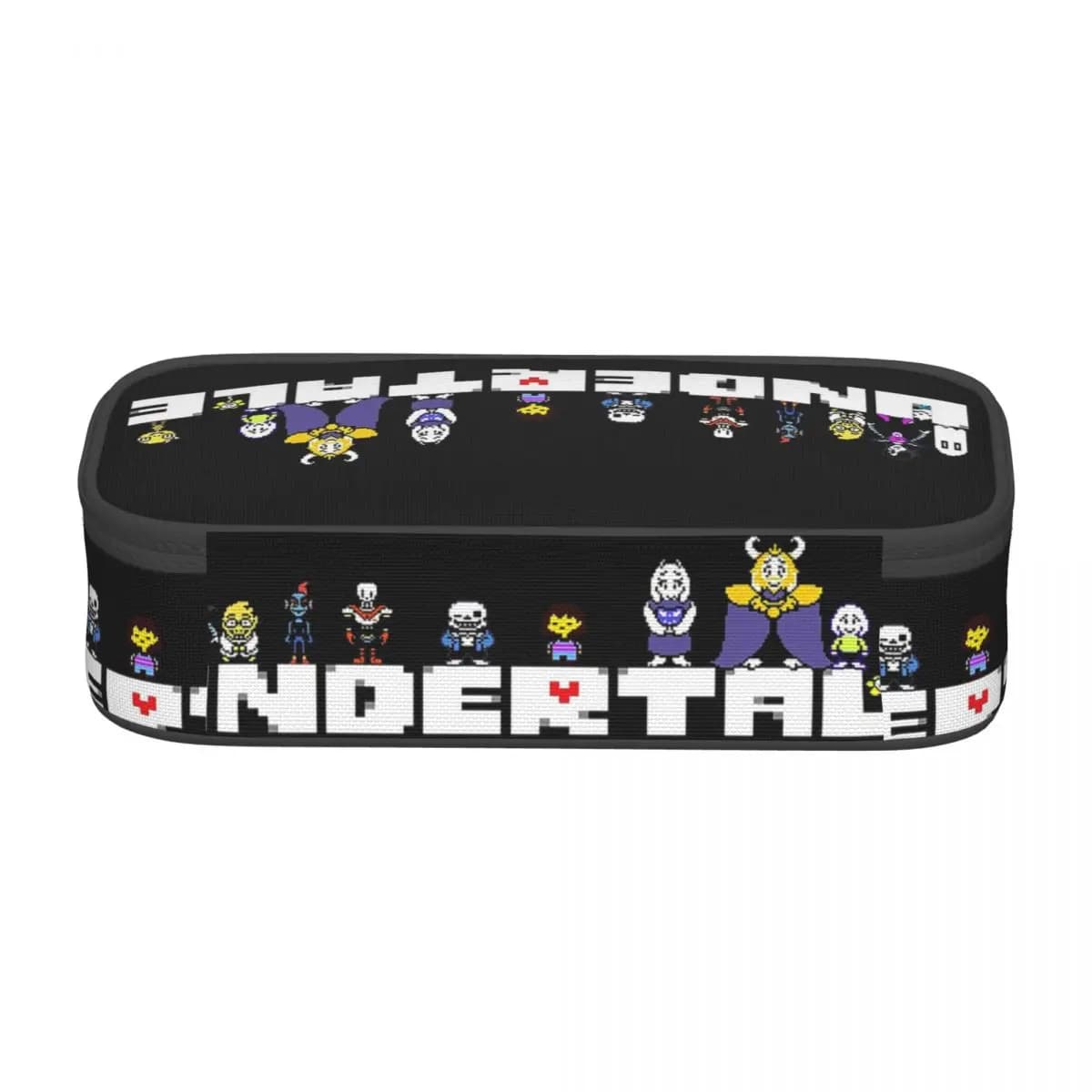 Astuccio per matite con grafica del videogioco Undertale Monster Friend per studenti, astuccio portapenne, astuccio grande con scomparti, porta penne