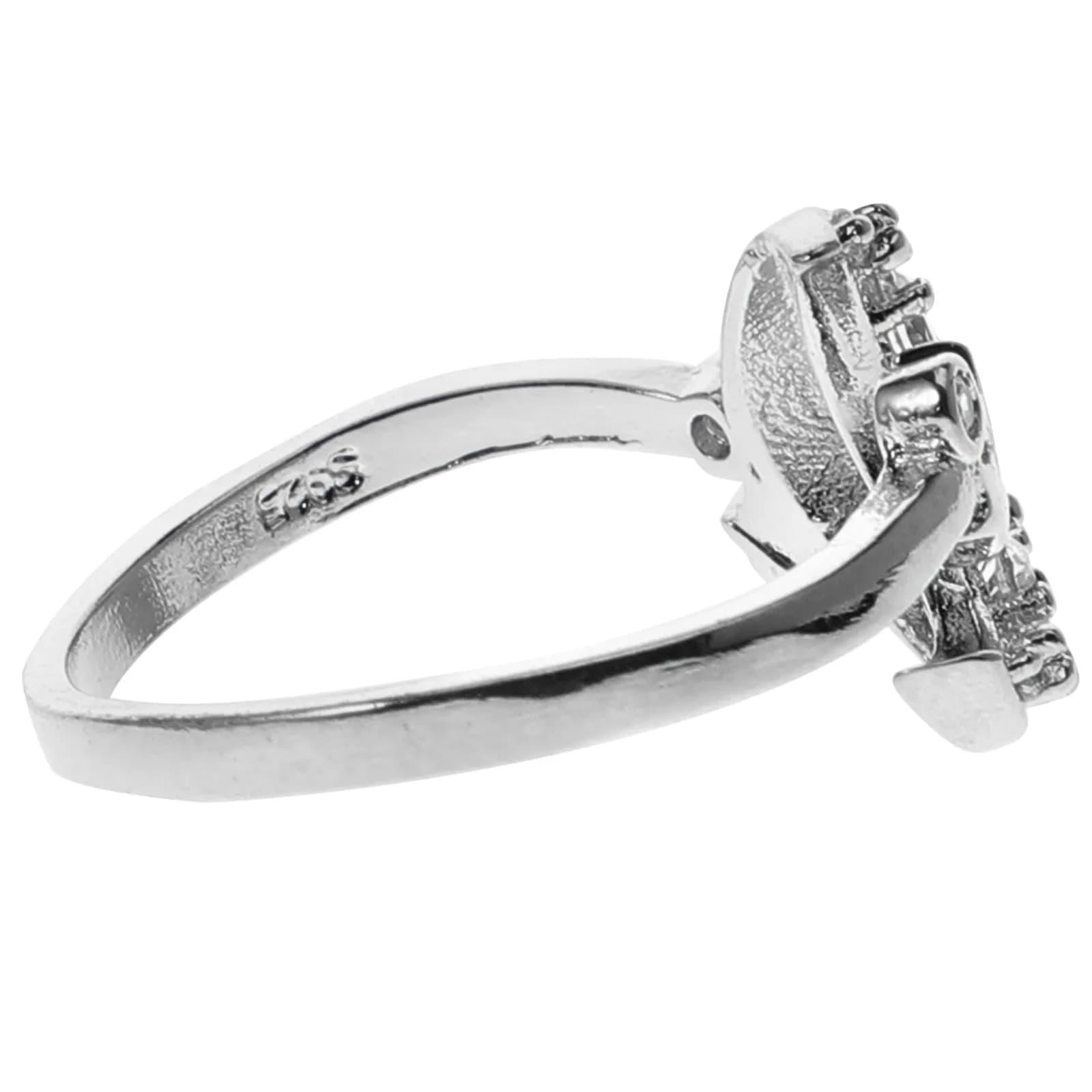 Anello Regolabile in Lega Metallica per Donne, Design Luna, Gioiello Semplice e Carino, Regalo per Laurea