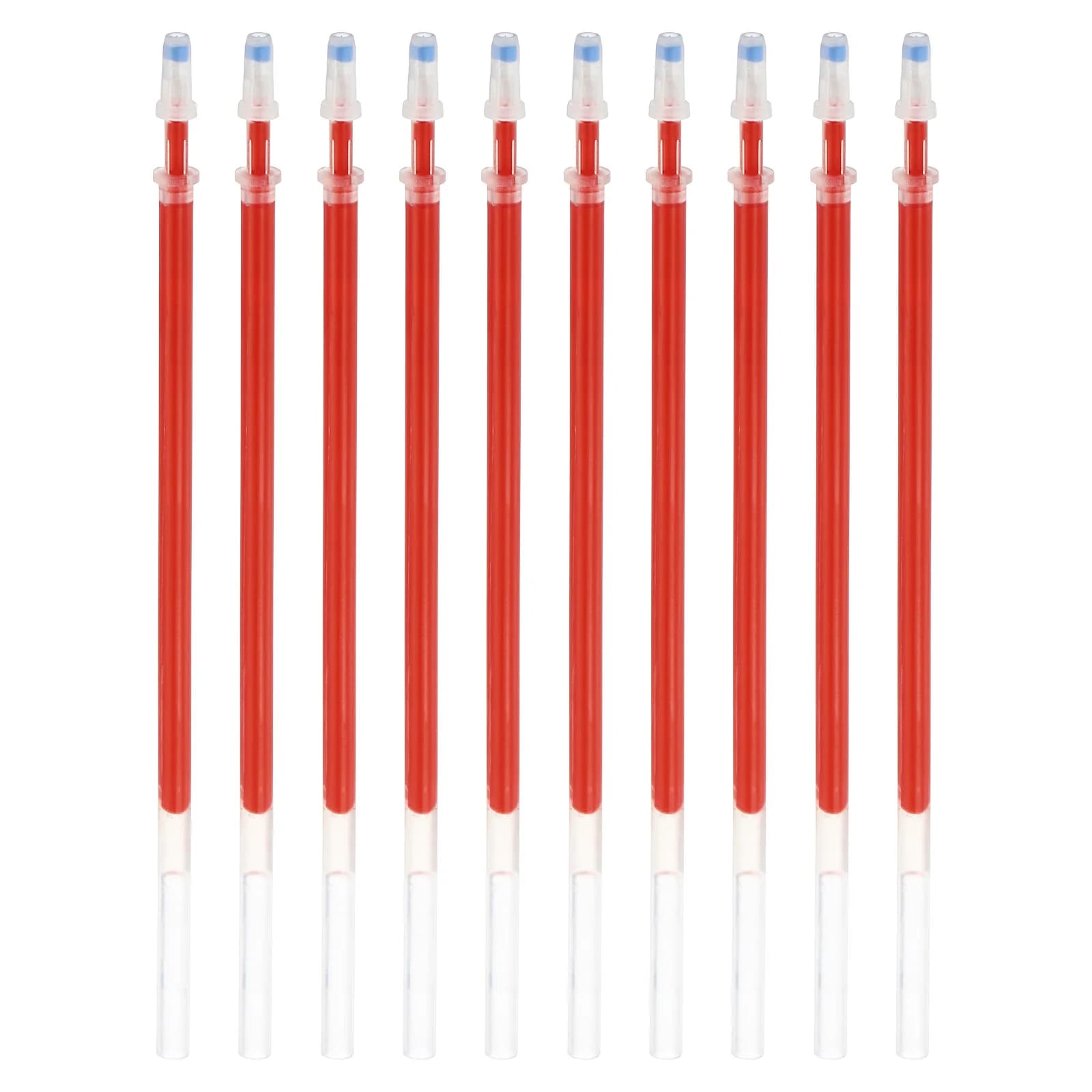 50 pz 0.5mm ricarica di inchiostro Gel nero/blu/rosso inchiostro Extra Fine punta penne Gel ricariche 130mm di lunghezza per penne a pressione forniture per ufficio scolastico