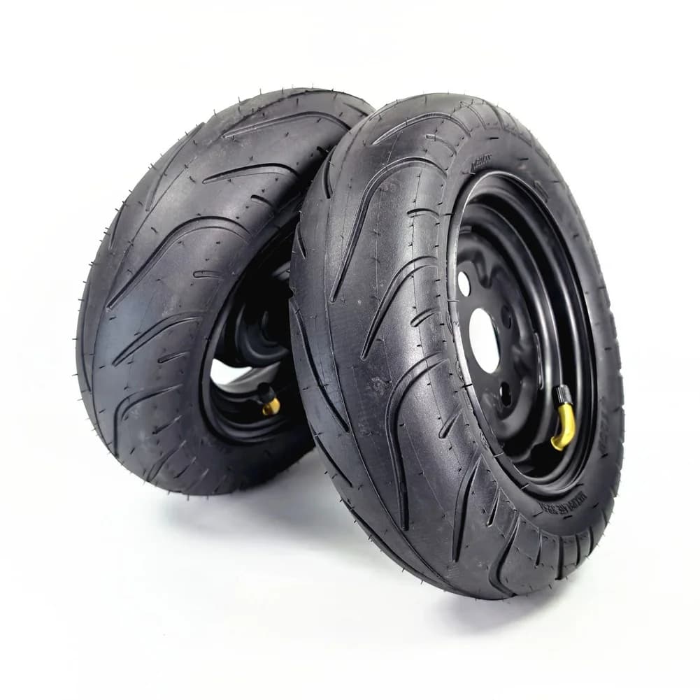 3.50-6 Tubeless Tire Assembly Wheel With Carbon Steel Hub For For Leisure Four Wheel Electric Vehicle Scooter Replacement Part