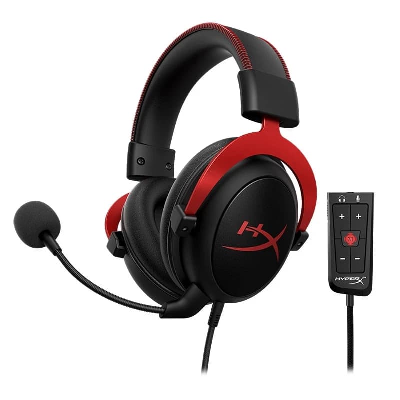 Original HyperX Cloud 2 II gaming headphones with HiFi 7.1 surround sound microphone for PS4 PC