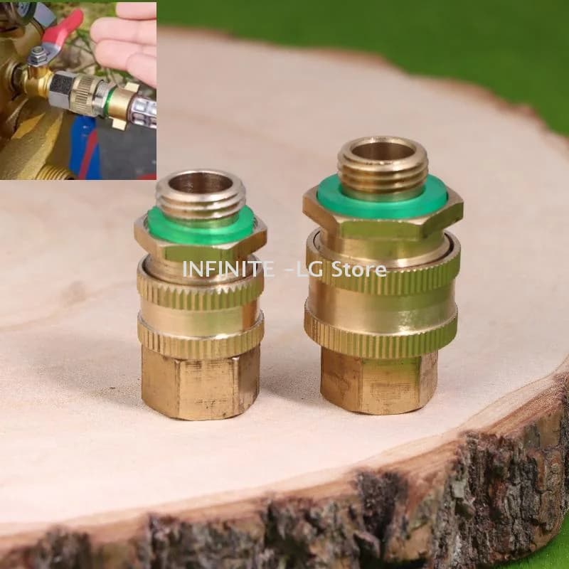 Connettore Rapido M14 in Rame per Irrigazione Giardino, Strumento per Pompa a Pistone ad Alta Pressione per Agricoltura