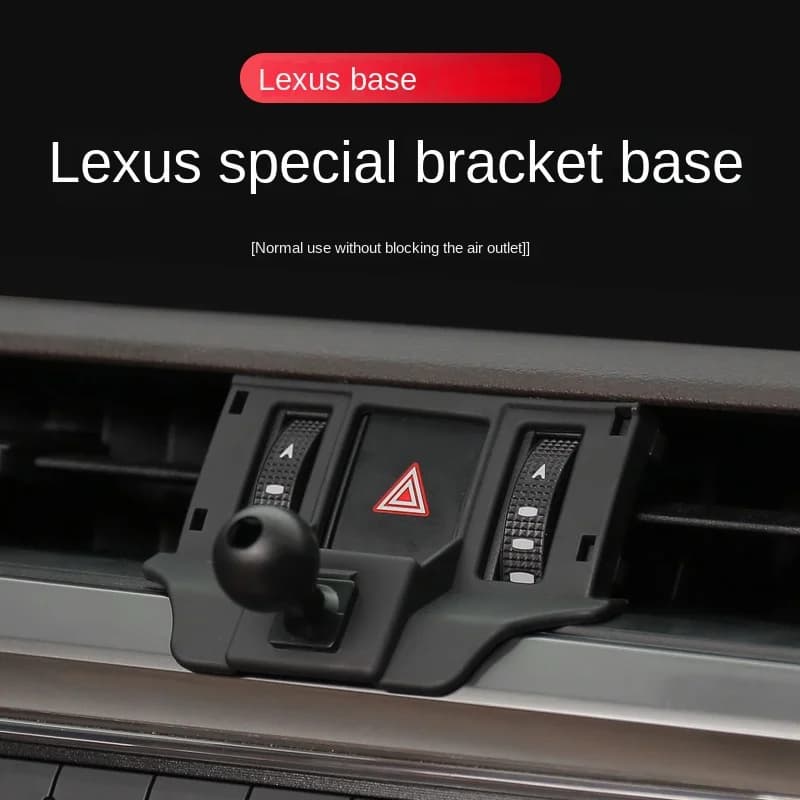 Staffa di fissaggio per supporto telefono dedicata per LEXUS ES200 ES300 ES350, UX, RX450, LX570, IS