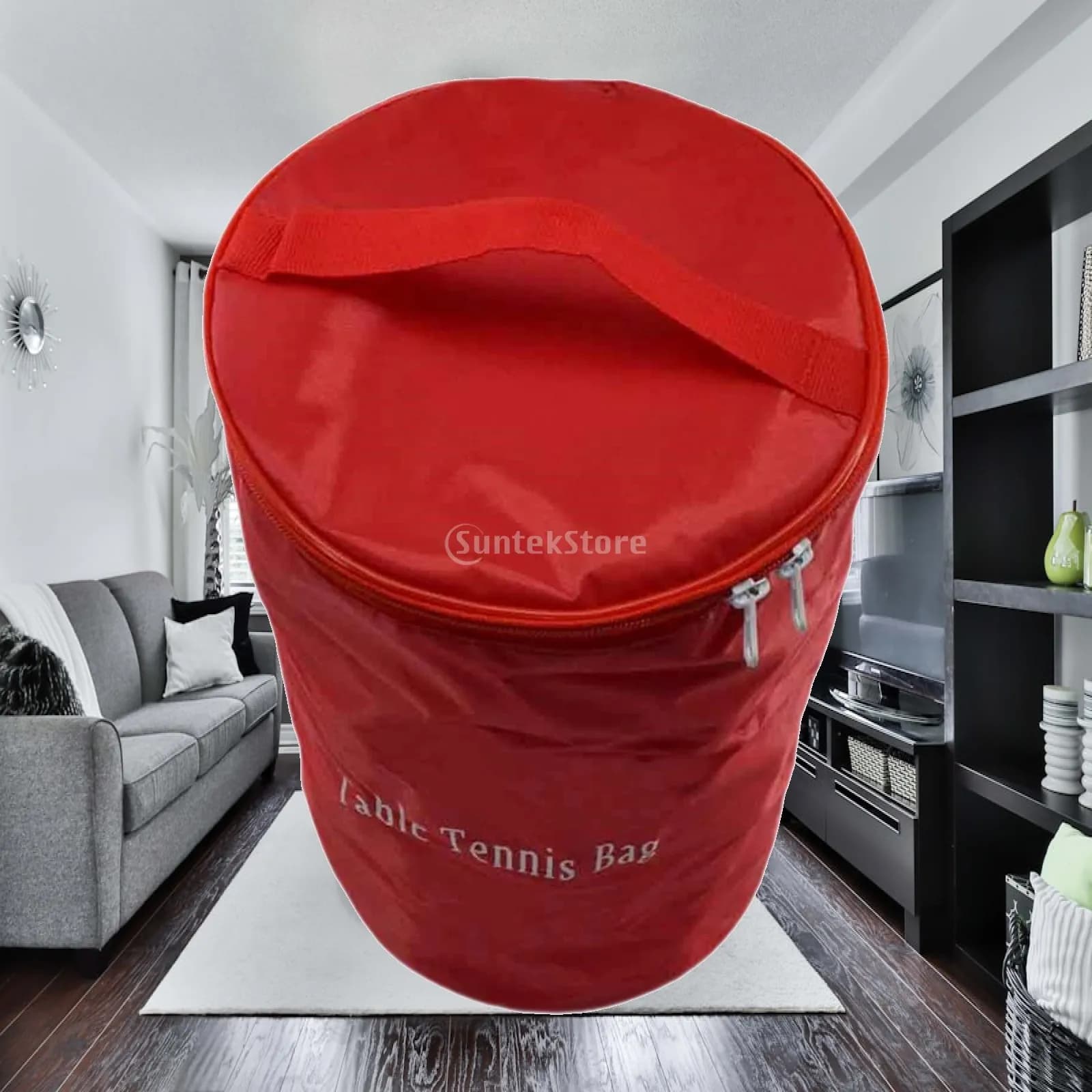 Table Tennis Ball Bag Portable Accessories, Large Capacity, Practical, Easy to Carry, Table Tennis Balls Holder Storage Pouch