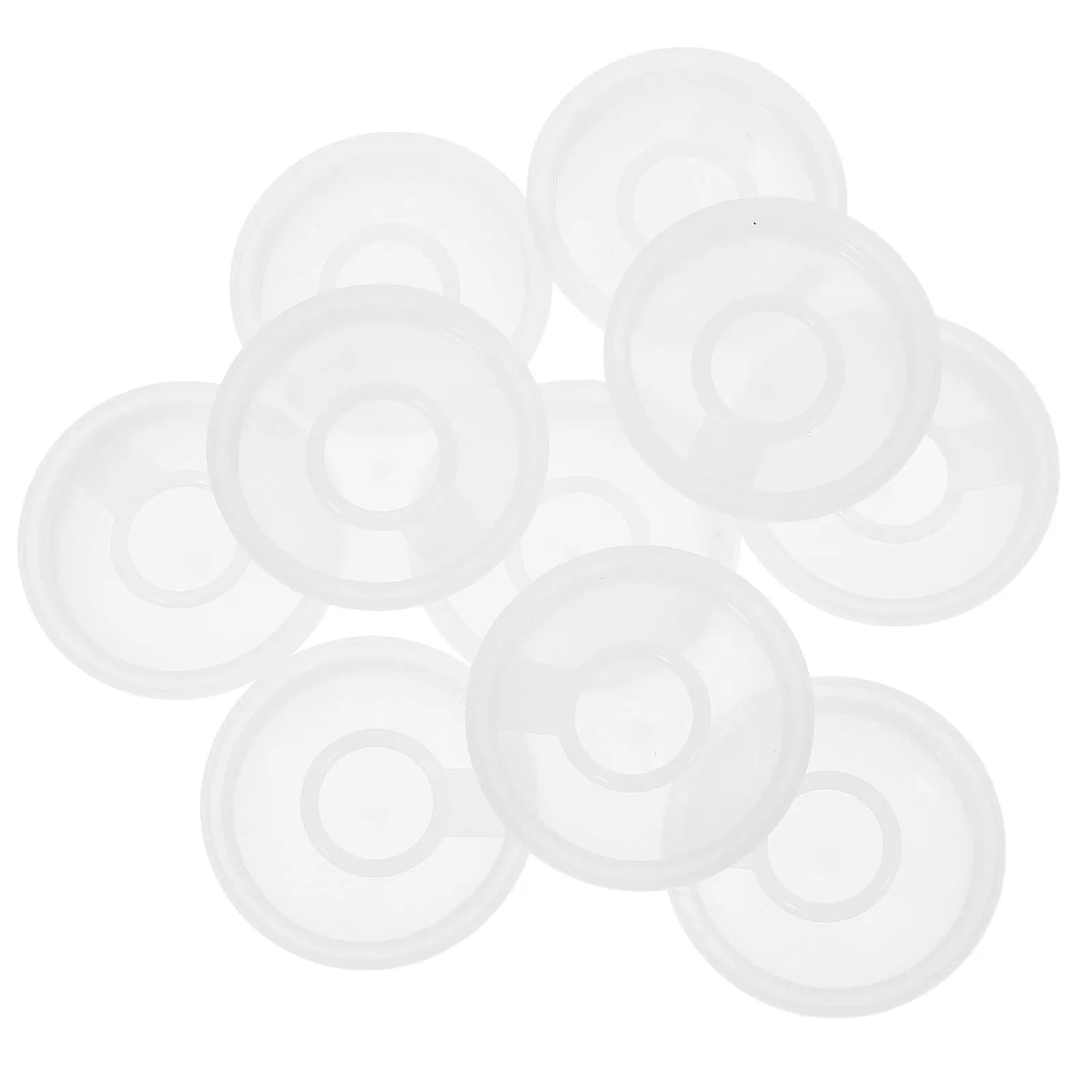 10 Pezzi Coperchi in Plastica per Secchi Chimici con Tappo Interno Sigillante a Anello a Strappo per Contenitori da 20-25L, Sigillatura a Vite Antifuoriuscita per Vernici, Alimenti, Mangimi