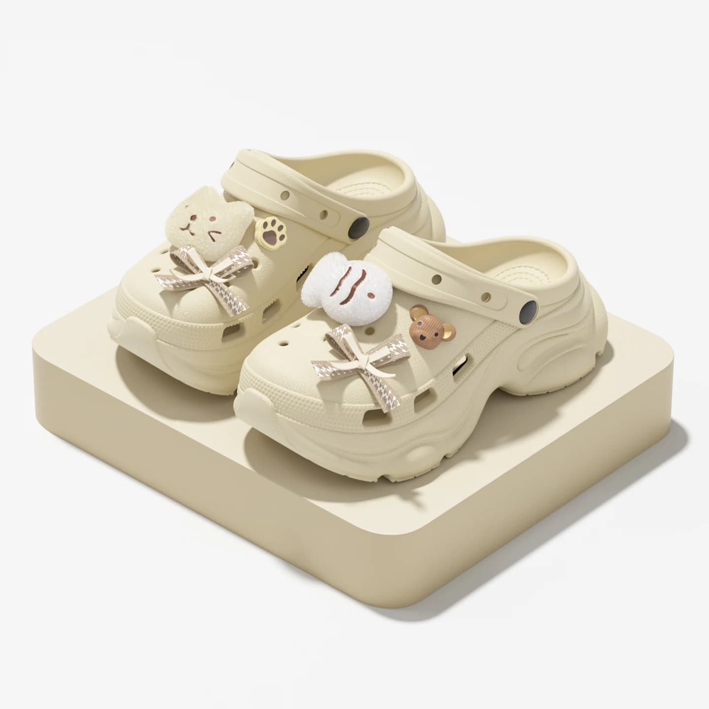 Scarpe Estive da Donna con Suola Spessa, Sandali Traspiranti Antiscivolo Comodi, Calzature Versatili per Spiaggia, Casual e Uso Quotidiano